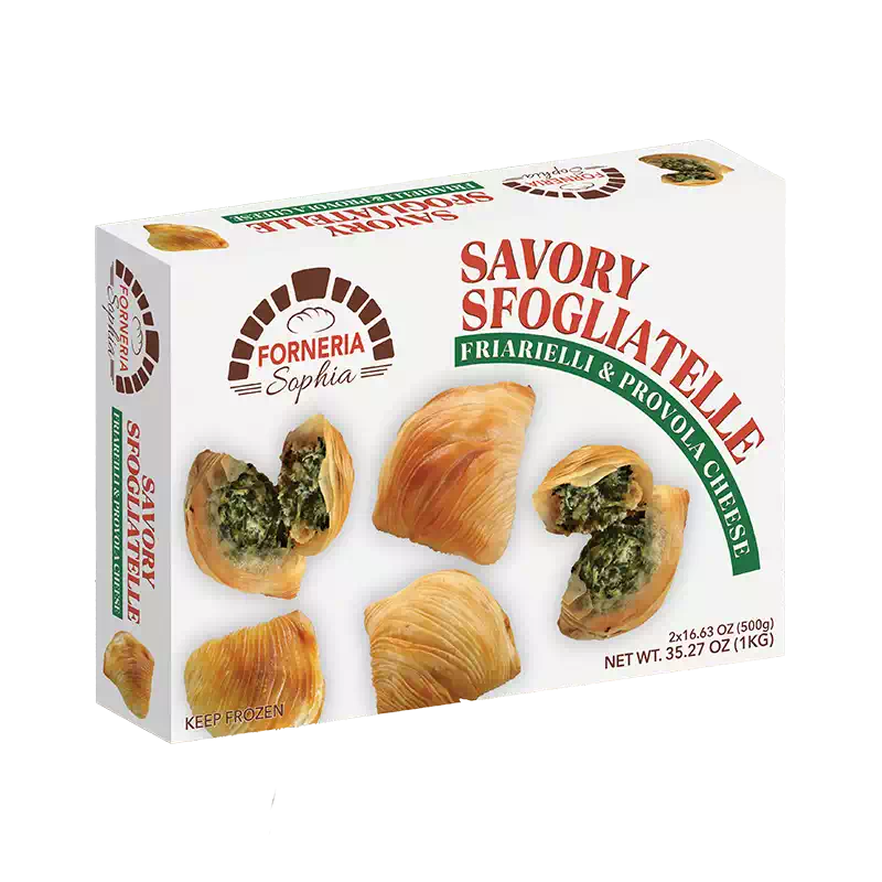friarielli & provolone cheese sfogliatelle by forneria sophia brand friarielli-provolone-cheese-sfogliatelle-by-forneria-sophia-brand